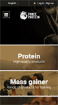 Mobile Screenshot of forceprotein.com