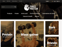 Tablet Screenshot of forceprotein.com